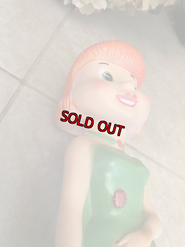 画像10: Flintstones Knickerbocker Wilma Rubber Doll 60‘s  / ハンナバーベラ フリントストーン ウィルマ ラバードール (10)