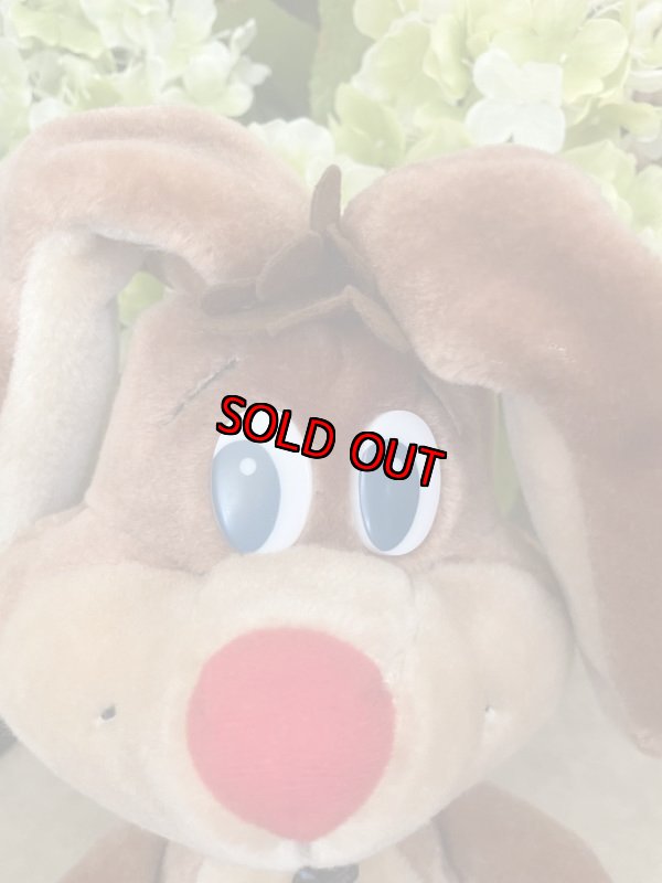 画像2: Nestle Nesquik Quik Bunny  Plush Doll 1985 / ネスレ ネスクィック バニー ぬいぐるみ ドール Nチャーム (2)