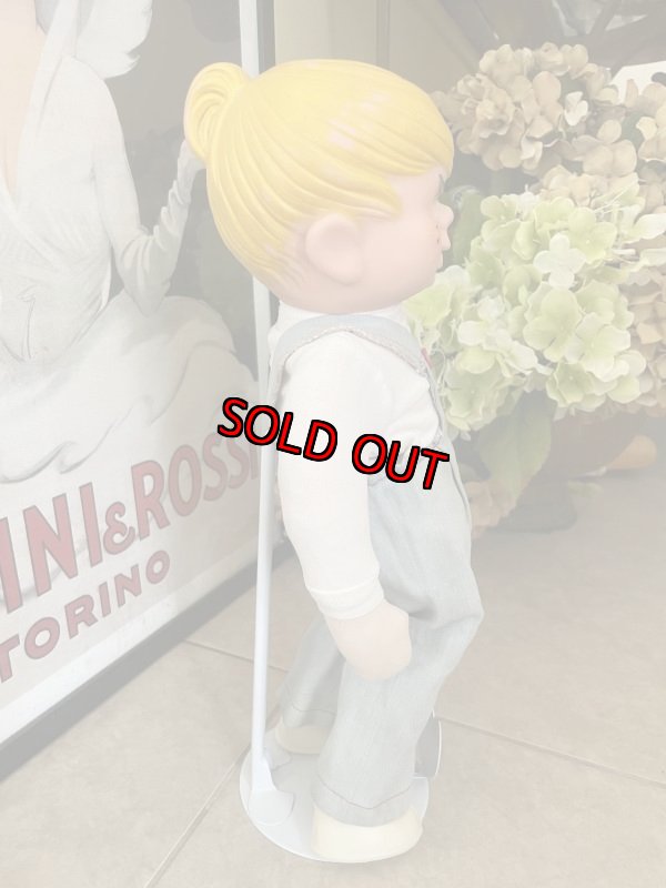 画像2: Dennis the Menace Rubber doll 1953 (G) / わんぱくデニス　マジックスキン　ラバーフェイスドール　白Tシャツ　 (2)