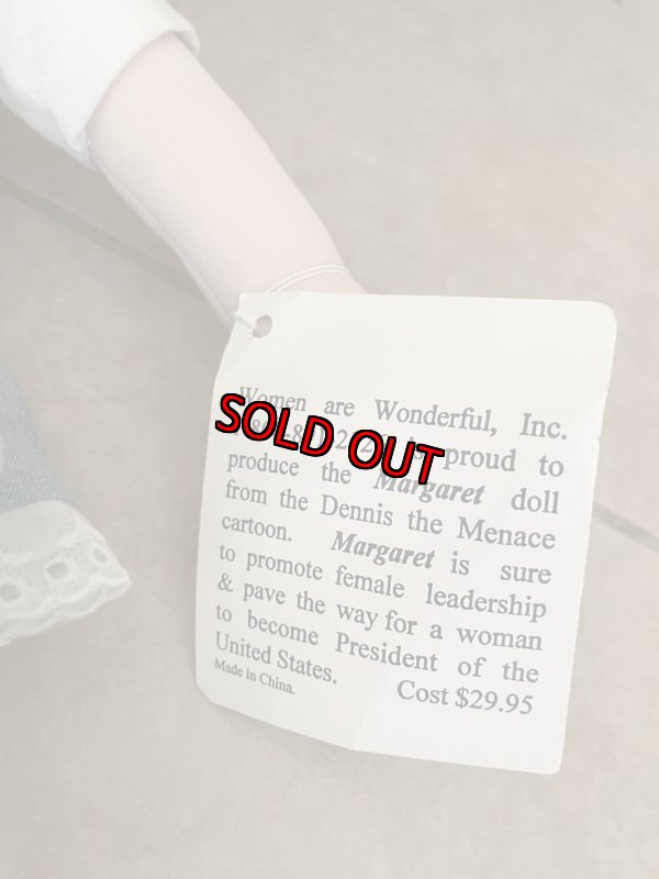 画像11: Dennis the Menace Margaret 44cm doll with Tag 1985 / わんぱくデニスのタグ付き、マーガレット　ドール (11)