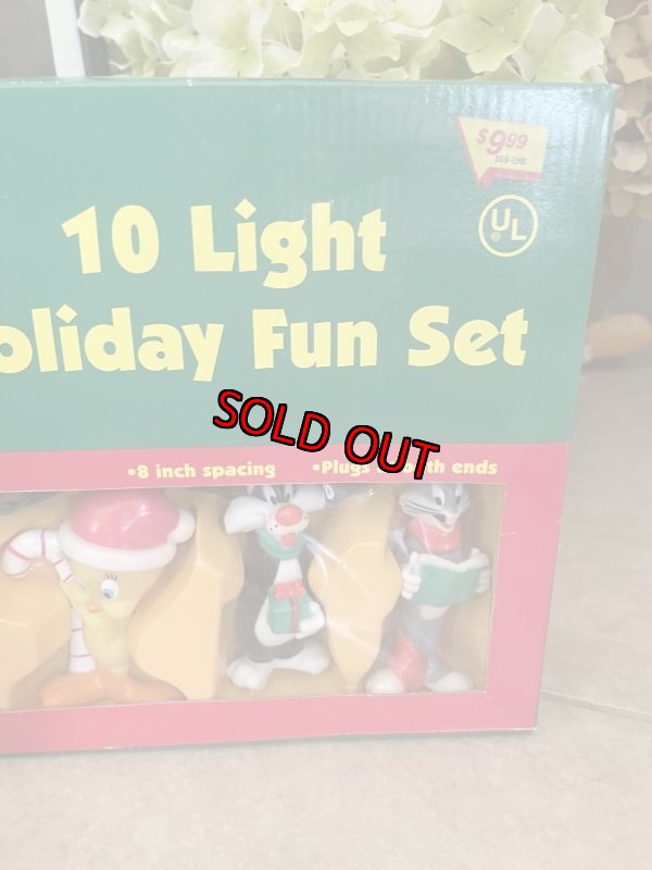 画像9: Loony Tunes Christmas 10 Lights with box (C) / ルーニーチューンズ 箱入りクリスマスライト 10個セット 1997年 (9)