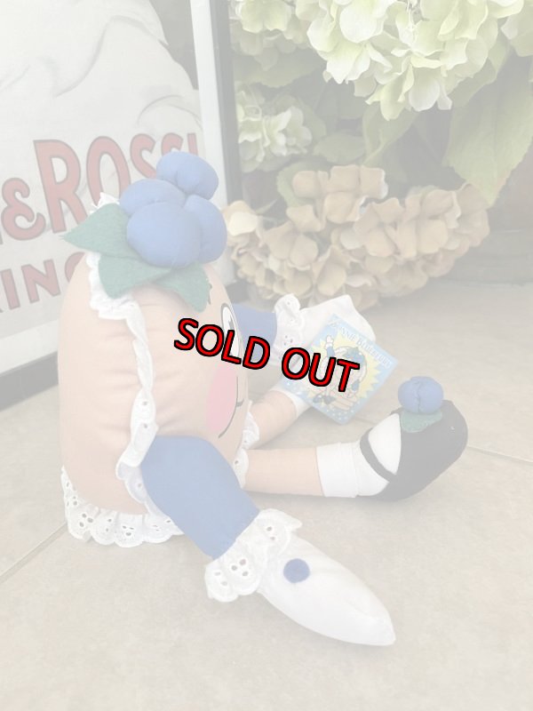 画像8: IHOP restaurant Bonnie Blueberry pancake Plush Doll with Tag / アイホップ レストラン ボニーブルーベリー パンケーキ タグ付きぬいぐるみ ドール (8)