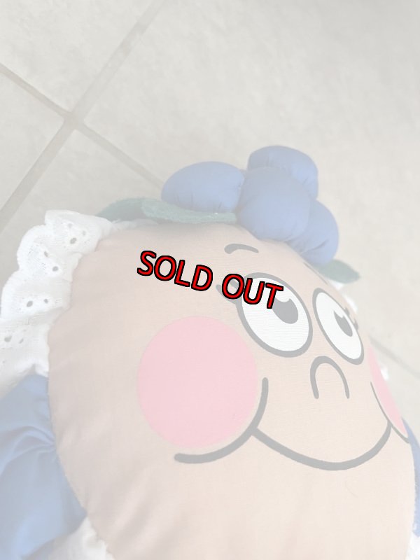 画像13: IHOP restaurant Bonnie Blueberry pancake Plush Doll with Tag / アイホップ レストラン ボニーブルーベリー パンケーキ タグ付きぬいぐるみ ドール (13)