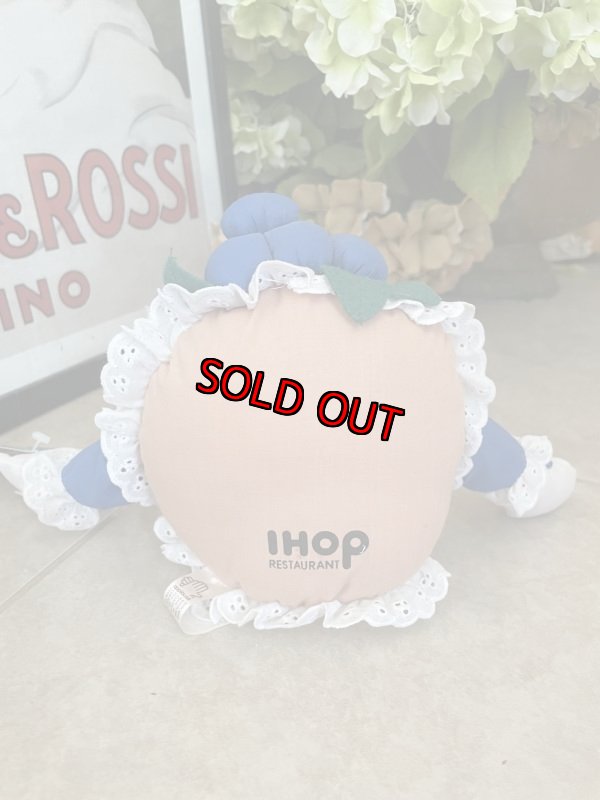 画像6: IHOP restaurant Bonnie Blueberry pancake Plush Doll with Tag / アイホップ レストラン ボニーブルーベリー パンケーキ タグ付きぬいぐるみ ドール (6)