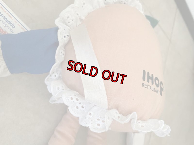 画像18: IHOP restaurant Bonnie Blueberry pancake Plush Doll with Tag / アイホップ レストラン ボニーブルーベリー パンケーキ タグ付きぬいぐるみ ドール (18)
