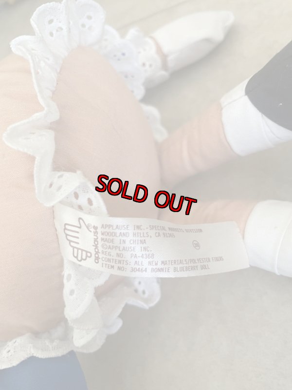 画像17: IHOP restaurant Bonnie Blueberry pancake Plush Doll with Tag / アイホップ レストラン ボニーブルーベリー パンケーキ タグ付きぬいぐるみ ドール (17)