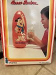 画像5: Hanna Barbera Flintstones Fred Bopper with box 1992 (A) / フリントストーン　フレッド　箱入り　パンチングバッグ (5)