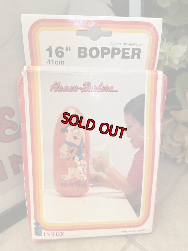 画像2: Hanna Barbera Flintstones Fred Bopper with box 1992 (A) / フリントストーン　フレッド　箱入り　パンチングバッグ (2)