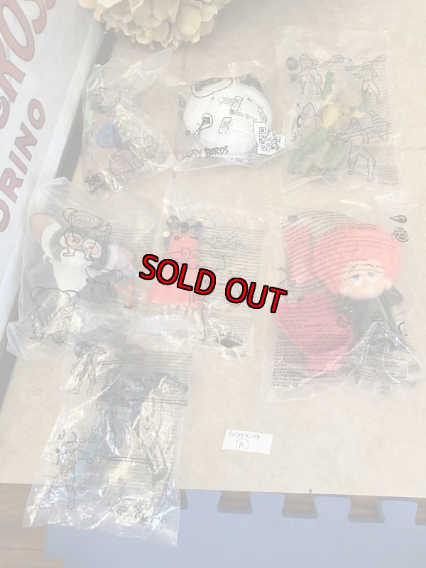 画像1: Burger King Meal Toy set of 7 (A) / バーガーキング　袋入り未開封　ミールトイ　7点セット (1)