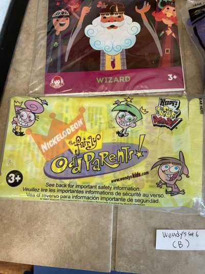 画像2: Wendy‘s meal toy set of 6 (B) / ウエンディーズ 袋入り ミールトイ　6点セット