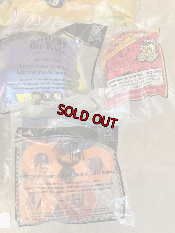 画像5: Wendy‘s meal toy set of 6 (B) / ウエンディーズ 袋入り ミールトイ　6点セット (5)