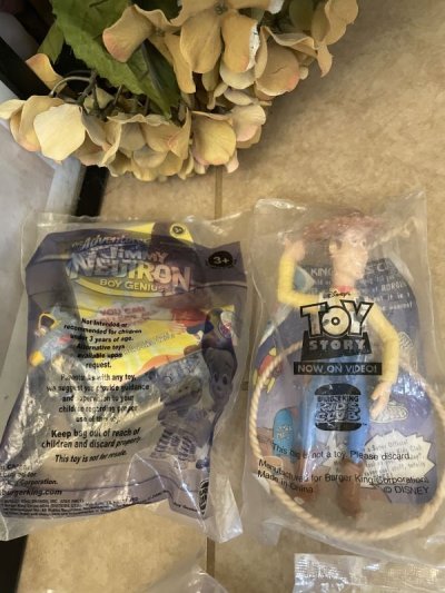 画像1: Burger King Meal Toy set of 8 (B) / バーガーキング 袋入り未開封 ミールトイ 8点セット