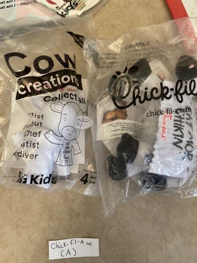 画像3: Chick-Fil-A meal toy set of 8 (A) /  チックフィレイ　袋入り ミールトイ　8点セット