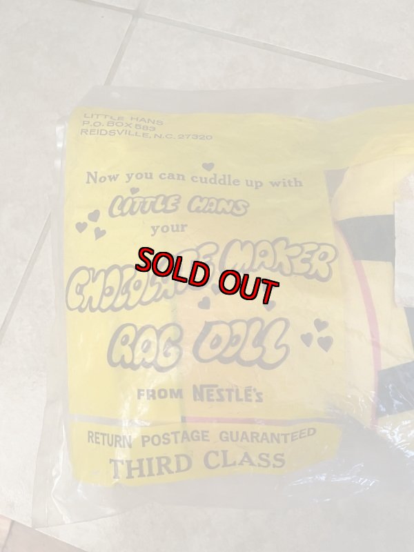 画像10: Nestle Chocolate Little Hans pillow doll with bag 60’s / ネスレ　チョコレート　リトルハンス　袋入りピロードール　人形 (10)