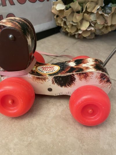 画像2: Fisher Price Little Snoopy Pull Toy Dog (A) / フィッシャープライス　リトルスヌーピー　トイ