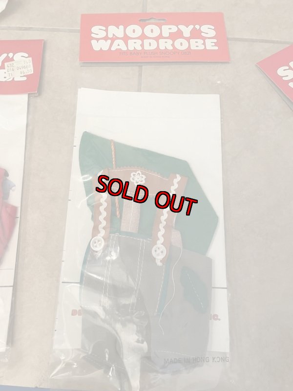 画像11: Snoopy plush doll 1968 & Wardrobe Clothes set / スヌーピー　ぬいぐるみの洋服　&  袋入り洋服セット (11)