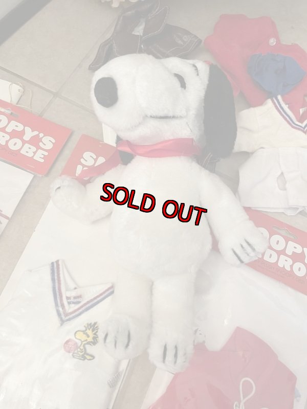 画像20: Snoopy plush doll 1968 & Wardrobe Clothes set / スヌーピー　ぬいぐるみの洋服　&  袋入り洋服セット (20)