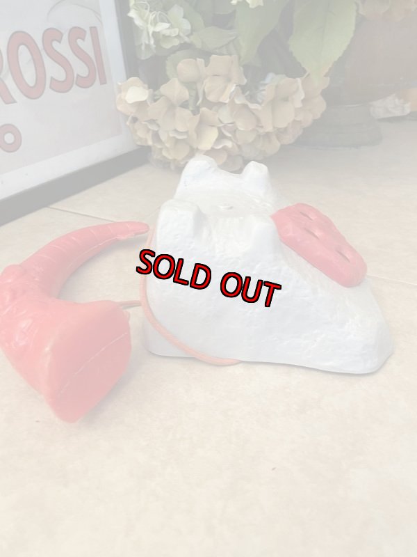 画像9: Hanna Barbera Flintstones plastic home telephone  /フリントストーン　ホーム　テレフォン　電話機 プラスチック製 (9)