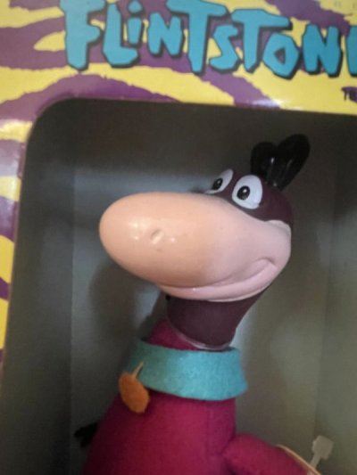 画像1: Flintstones Rubber face Dino Doll with Box 1991 / フリントストーン　ディノ　箱入りラバーフェイスドール　