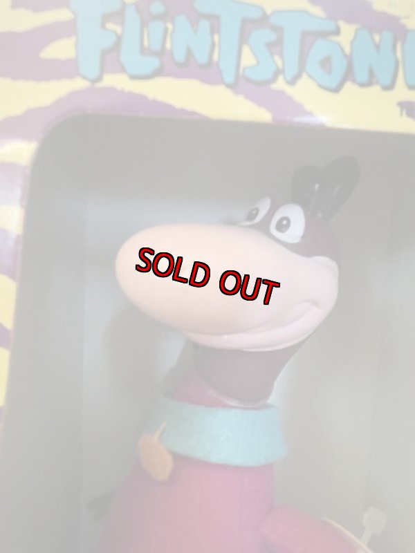 画像2: Flintstones Rubber face Dino Doll with Box 1991 / フリントストーン　ディノ　箱入りラバーフェイスドール　 (2)