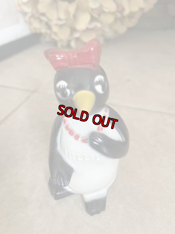 画像4:  Kool Cigarettes Penguins  WILLIE & MILLIE Salt And Pepper 50‘s / クール　ペンギン　ウィリー＆ミリー　ソルト＆ペッパーセット (4)