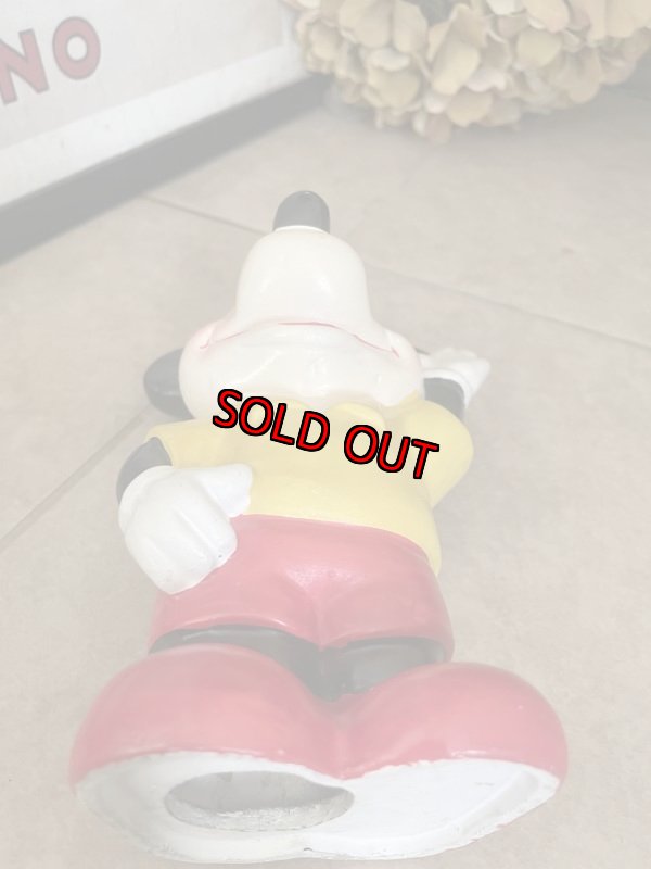 画像12: Disney Mickey Mouse doll coin bank / ディズニーのミッキーマウス　ソフビ　貯金箱 (12)