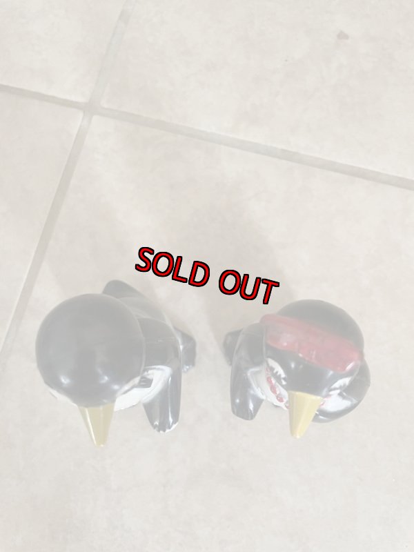 画像2:  Kool Cigarettes Penguins  WILLIE & MILLIE Salt And Pepper 50‘s / クール　ペンギン　ウィリー＆ミリー　ソルト＆ペッパーセット (2)