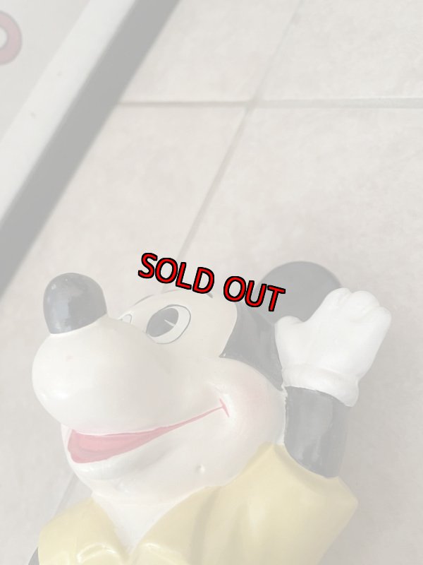 画像14: Disney Mickey Mouse doll coin bank / ディズニーのミッキーマウス　ソフビ　貯金箱 (14)