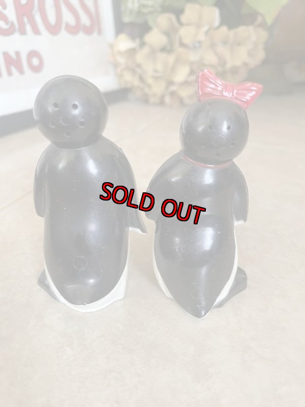 画像7:  Kool Cigarettes Penguins  WILLIE & MILLIE Salt And Pepper 50‘s / クール　ペンギン　ウィリー＆ミリー　ソルト＆ペッパーセット (7)