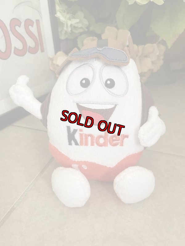 画像1: Kinder chocolate plush doll with backpack 2004 /   キンダー　チョコレート　ぬいぐるみ (1)
