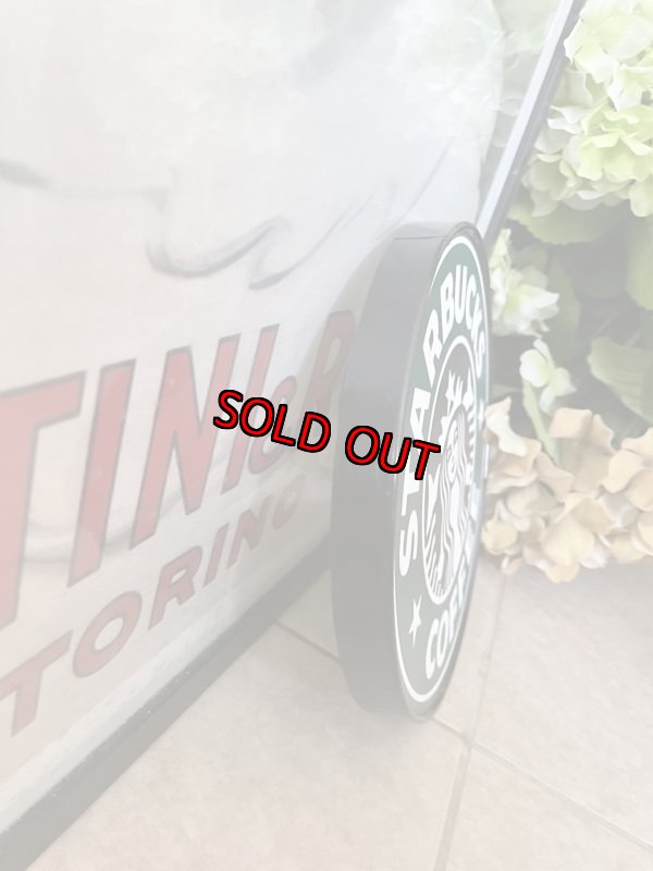 画像9: Starbucks Small Plastic Sign / スターバックス　小さな看板、サイン、ストアディスプレイ (9)