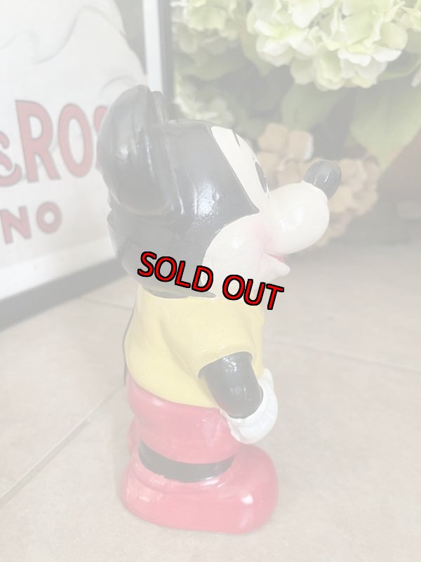 画像7: Disney Mickey Mouse doll coin bank / ディズニーのミッキーマウス　ソフビ　貯金箱 (7)