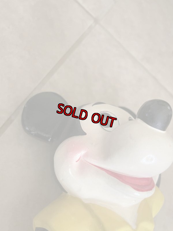 画像13: Disney Mickey Mouse doll coin bank / ディズニーのミッキーマウス　ソフビ　貯金箱 (13)