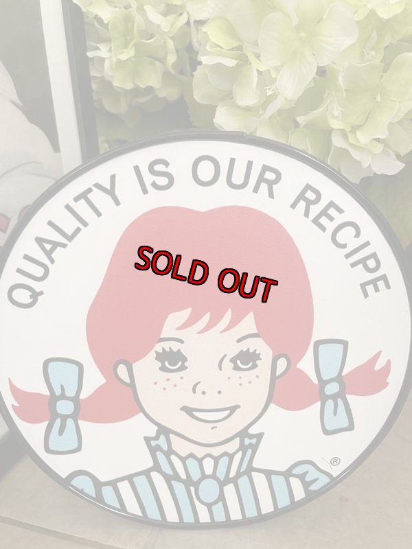画像3: Wendy’s Small Plastic Sign (A) / ウエンディーズ 小さな看板、サイン、ストアディスプレイ (3)