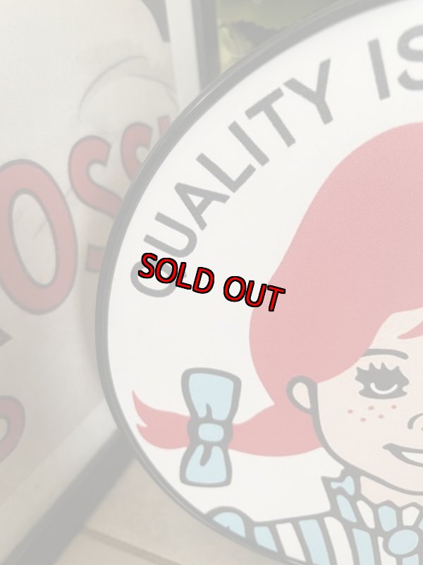 画像4: Wendy’s Small Plastic Sign (A) / ウエンディーズ 小さな看板、サイン、ストアディスプレイ (4)