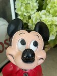 画像2: Disney Mickey Mouse  Vinyl doll coin bank (A) / ディズニーのミッキーマウス　プラスチック製　貯金箱 (2)