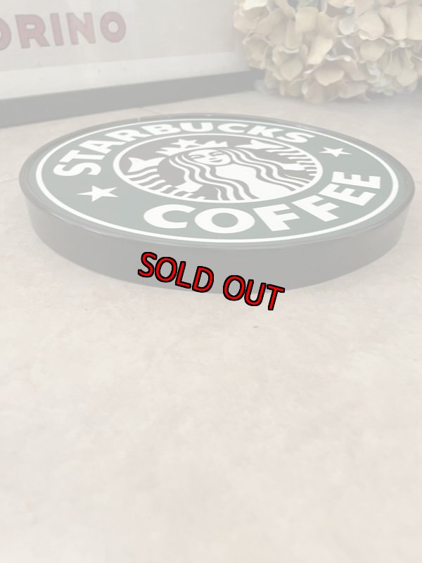 画像10: Starbucks Small Plastic Sign / スターバックス　小さな看板、サイン、ストアディスプレイ (10)