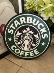 画像1: Starbucks Small Plastic Sign / スターバックス　小さな看板、サイン、ストアディスプレイ (1)