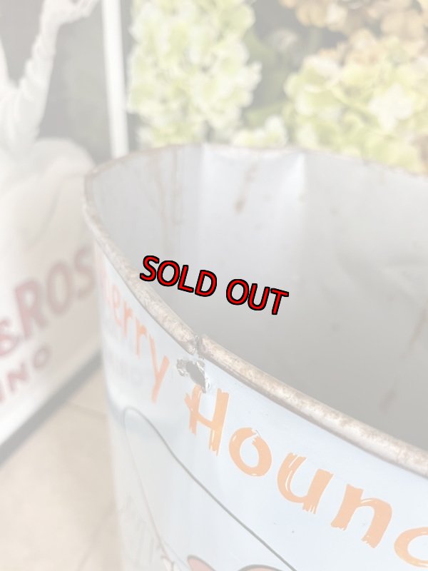 画像17: Hanna Barbera Hucklebrry Houned Yogi Bear Tin Trash Can / ハックルベリーハウンド　ヨギベア のアルミ製、メタル製のゴミ箱、トラッシュカン (17)