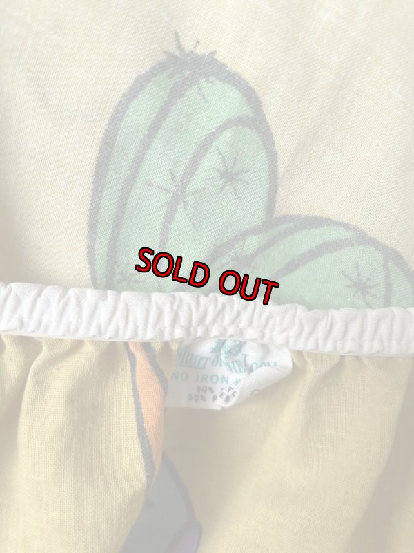 画像11: Looney Tunes Road Runner Yellow Box Fabric Sheet / ルーニーチューンズ、ロードランナーのイエロー、ボックスシーツ (11)