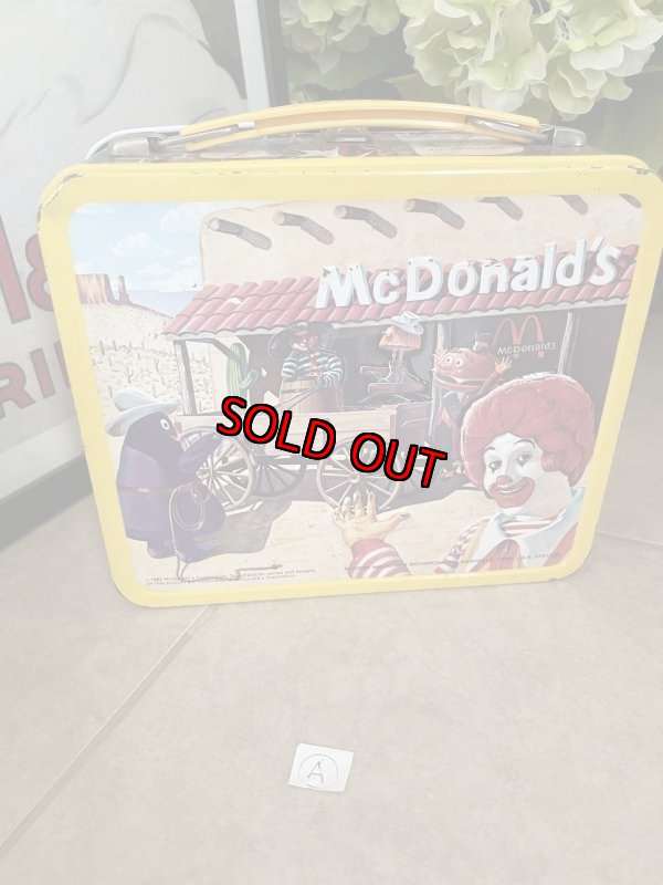 画像5: McDonald’s Tin Lunch Box only 80’s / マクドナルドのティン製　ランチボックス(水筒なし) 80年代 (5)