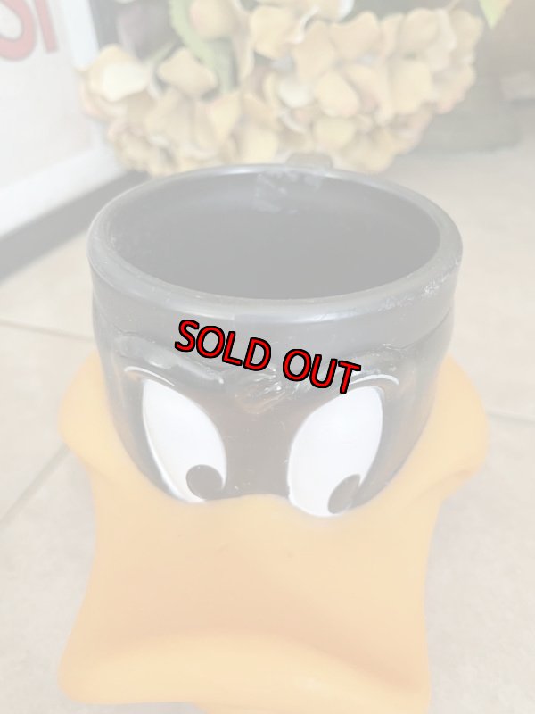 画像2:  Looney Tunes Duffy Duck Face Plastic Mug /  ルーニーテューンズ  ダフィ ダック プラスチック製 フェイスマグ (2)