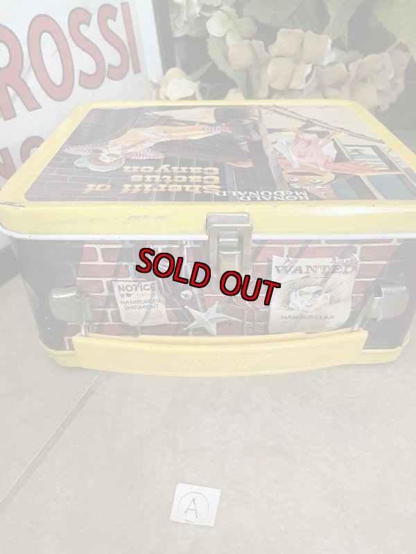 画像7: McDonald’s Tin Lunch Box only 80’s / マクドナルドのティン製　ランチボックス(水筒なし) 80年代 (7)