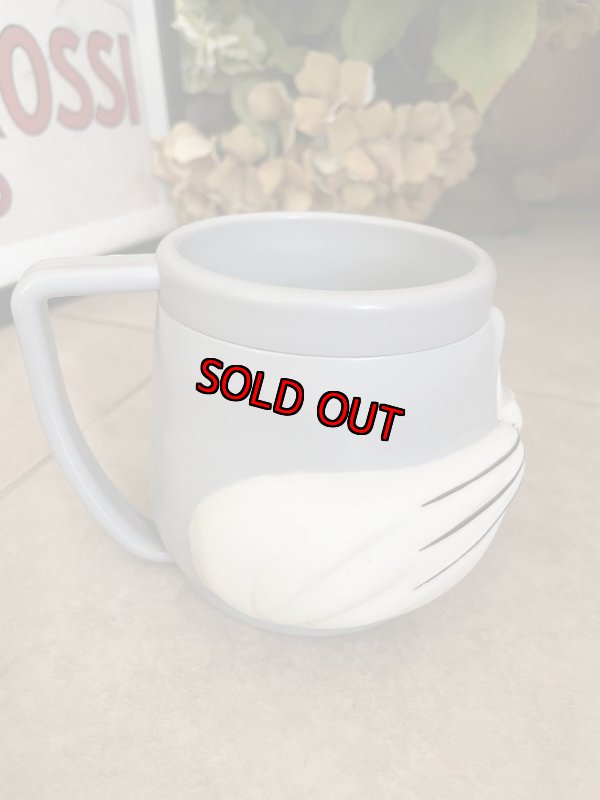 画像7:  Looney Tunes Bugs Bunny Face Plastic Mug /  ルーニーテューンズ   バックスバニー プラスチック製 フェイスマグ (7)