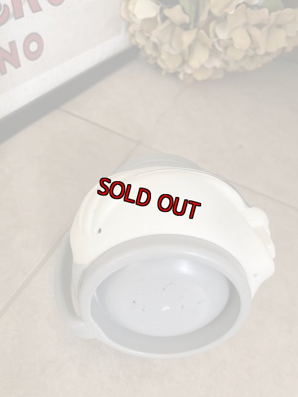 画像9:  Looney Tunes Bugs Bunny Face Plastic Mug /  ルーニーテューンズ   バックスバニー プラスチック製 フェイスマグ (9)