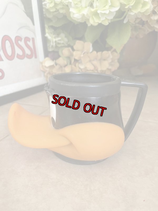 画像5:  Looney Tunes Duffy Duck Face Plastic Mug /  ルーニーテューンズ  ダフィ ダック プラスチック製 フェイスマグ (5)