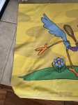 画像6: Looney Tunes Road Runner Yellow pillow case / ルーニーチューンズ、ロードランナーのイエロー、ピローケース (6)