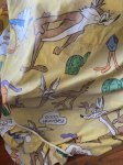 画像2: Looney Tunes Road Runner Yellow Box Fabric Sheet / ルーニーチューンズ、ロードランナーのイエロー、ボックスシーツ (2)