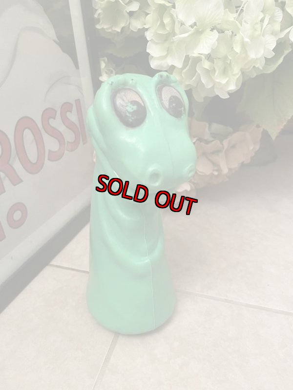 画像1: Hanna Barbers Green Beany and Cecil plastic doll　/ ハンナバーベラ、ビーニーアンドセシル　グリーン　プラスチック製  (1)