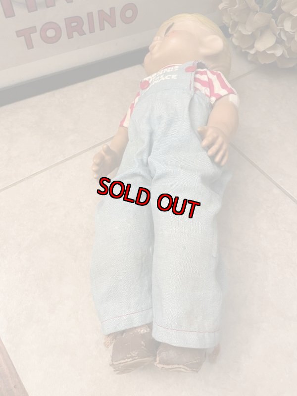 画像12: Dennis the Menace Rubber doll  / わんぱくデニス　マジックスキン　ラバーフェイスドール　白X赤ストタイプTシャツ　 (12)